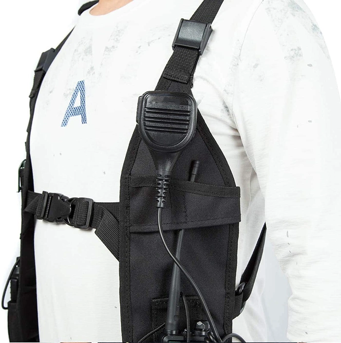 Universal Double Radio Shoulder Harness Holster