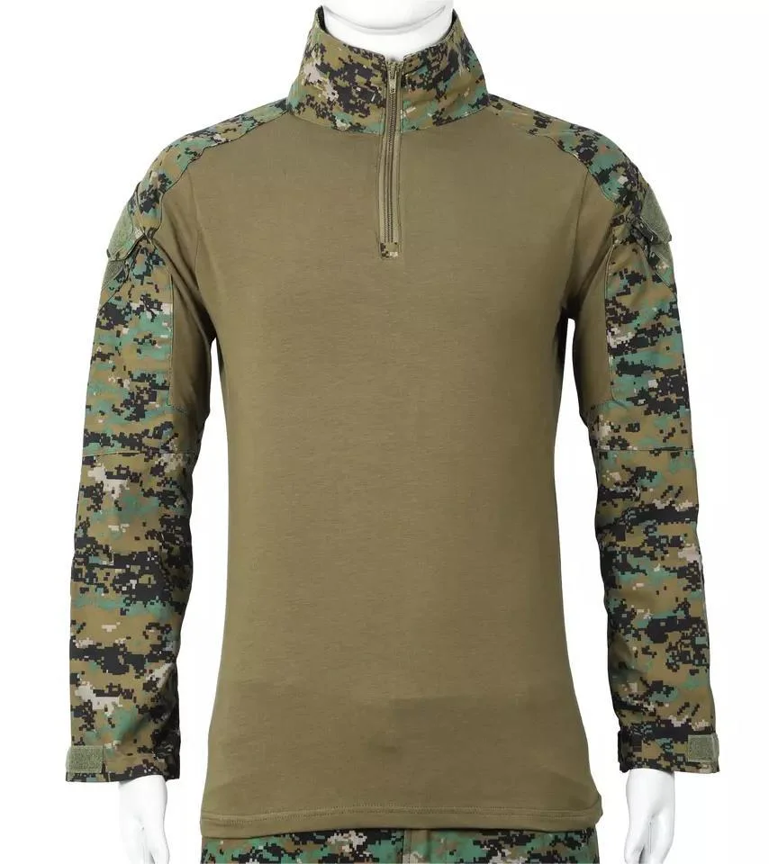 Wholesale Long Sleeve Military style Tactical Clothing Camouflage Tactical Suit