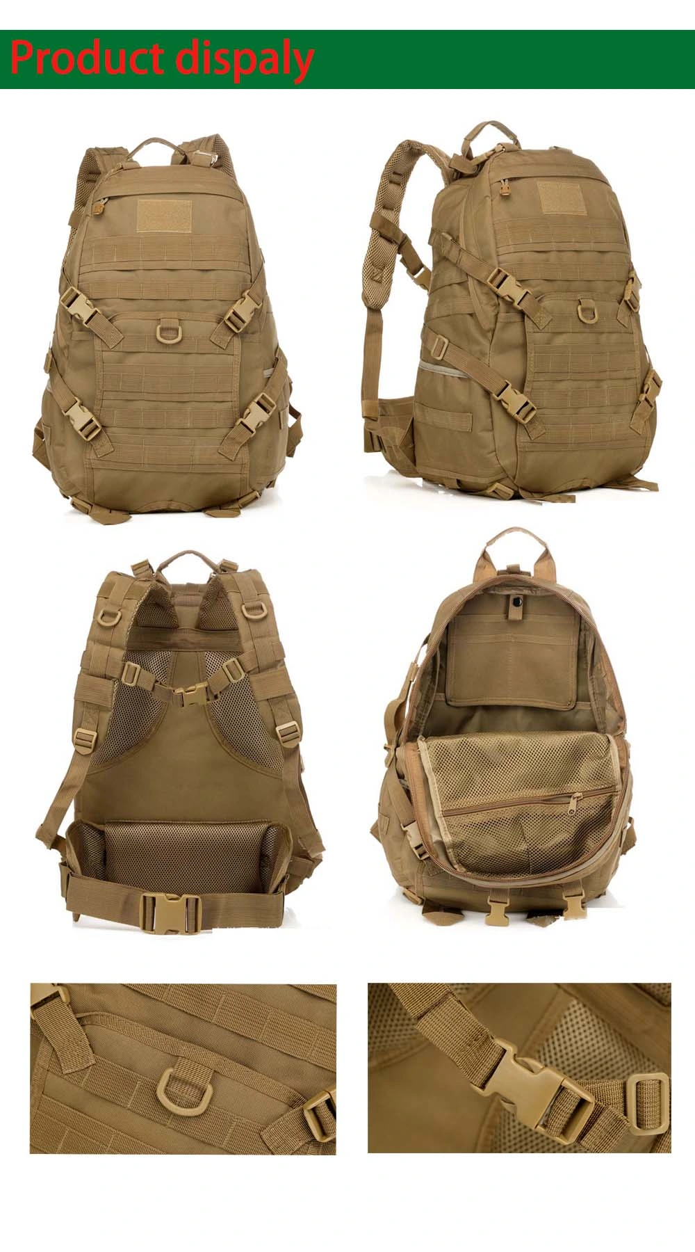 Actical Backpack Special Forces Military Bag Tactical Backpack Outdoor Unisex Army Green Bags