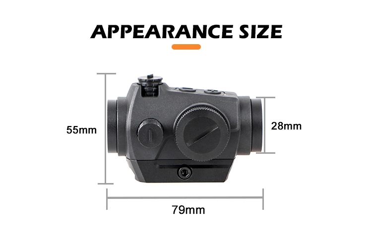 Tactical Compact Low Profile Red DOT Scope Waterproof Red DOT Sight