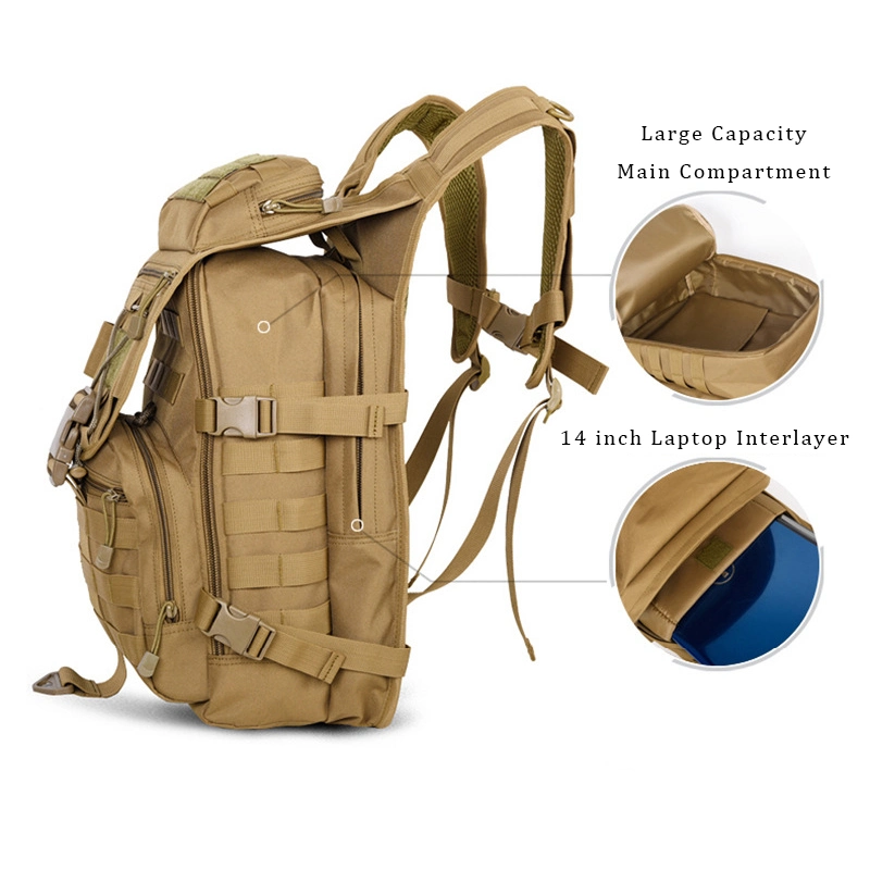 40L Tactical Hiking Backpack Army Military Style Backpack