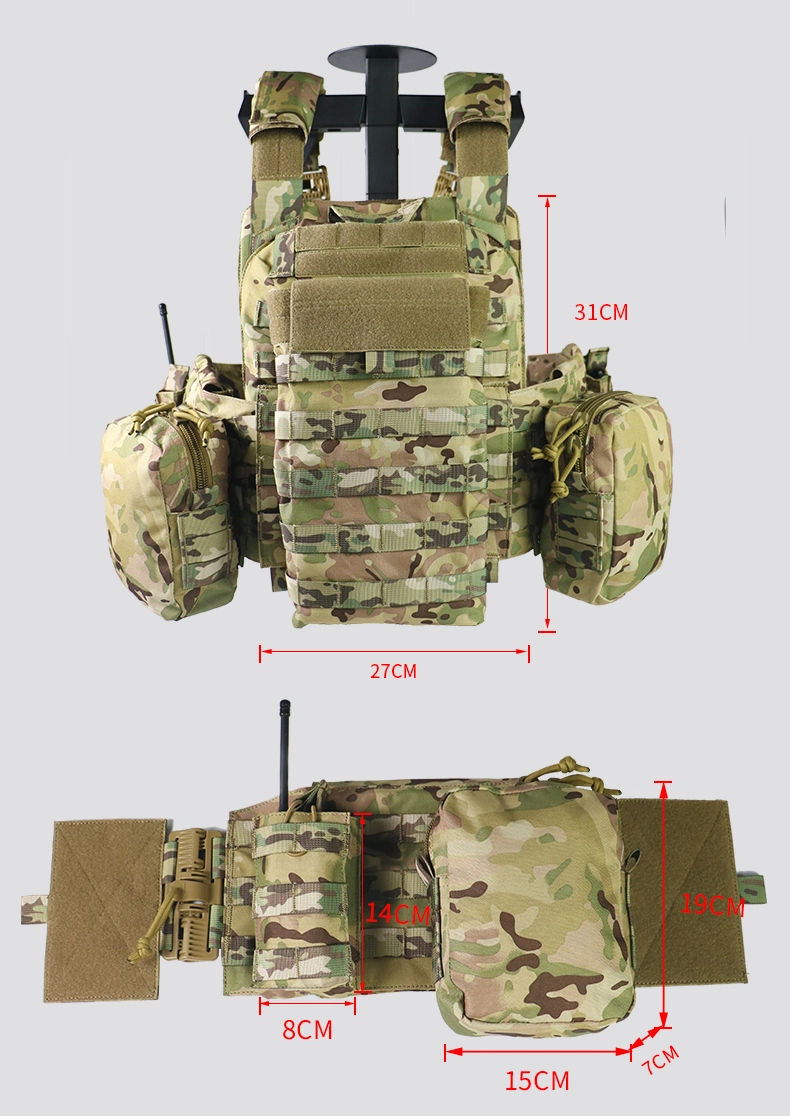 Outdoor Camouflage Molle Quick Release Hunting Tactical Gear Chalecos Tactico Plate Carrier Military Tactical Vest