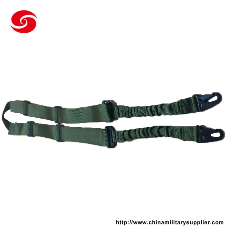 Tactical Hunting Two Point Adjustable Leather Gun Sling Army Carrier