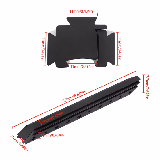 Spina Optics Ak Cover Jagdhalterung Basis Zielfernrohrhalterung Taktisches Zubehör