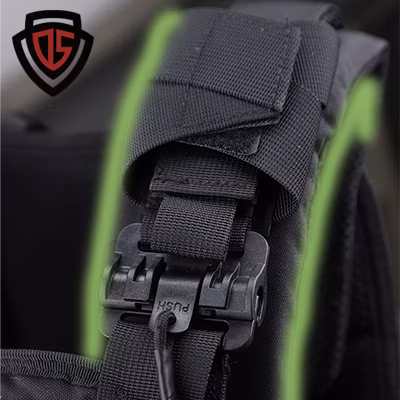 Double Safe Plate Carrier Air Soft Schwarz Taktische kugelsichere Weste