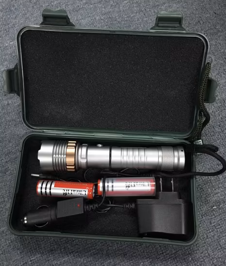Aluminium-Beleuchtungs-Taschenlampen, zoombar, wiederaufladbar, 4000 lm, CREE XML T6 LED, taktische Taschenlampe