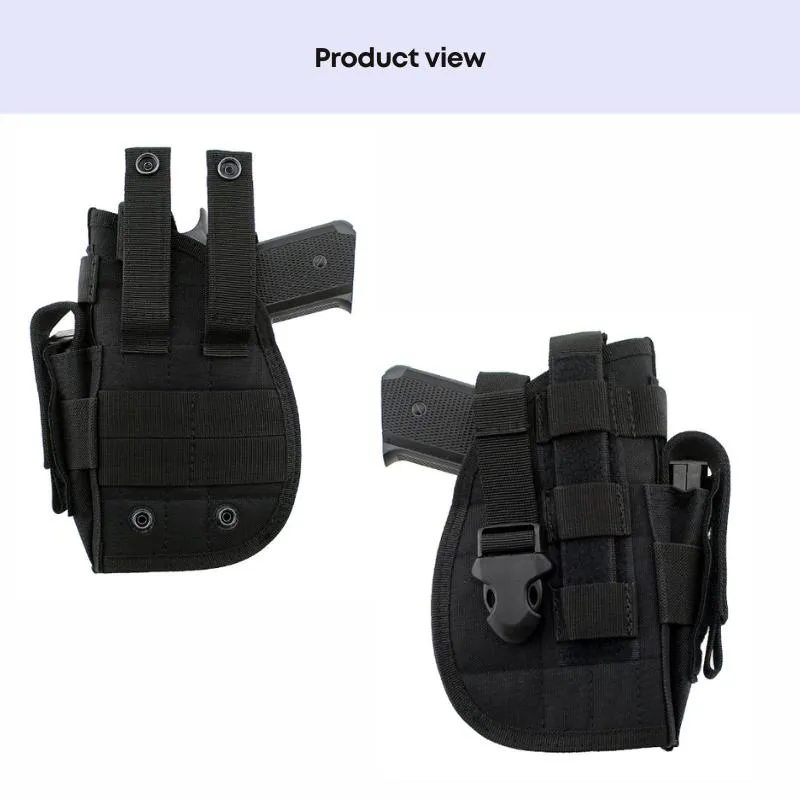 Fortschrittliches Universal-Pistolenholster aus Leder, taktisches Taillenholster