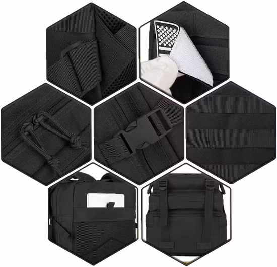 1000d wasserdichter taktischer Rucksack Molle Trekking Angeln Jagd Klettern Rucksack Outdoor Camping Taschen